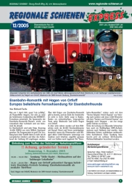 Regionale Schienen Express 12/2005:  (Titelbild)