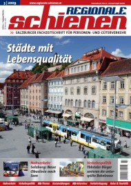 Regionale Schienen 3/2009: Städte mit Lebensqualität (Titelbild)