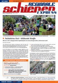 Regionale Schienen Express 7/2010: Fairkehrtes Fest  blhende Strae (Titelbild)