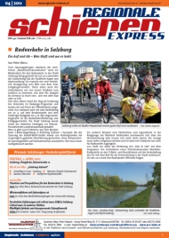 Regionale Schienen Express 4/2011: Radverkehr in Salzburg (Titelbild)