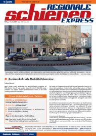 Regionale Schienen Express 11/2011: Kreisverkehr als Mobilittsbarriere (Titelbild)