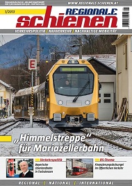Regionale Schienen 1/2013: „Himmelstreppe“ für Mariazellerbahn (Titelbild)
