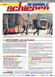 Regionale Schienen Express 03/2013: LINZ AG LINIEN  was uns bewegt (Titelbild)