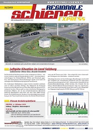 Regionale Schienen Express 10/2013: Luftgte-Situation im Land Salzburg (Titelbild)