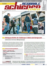 Regionale Schienen Express 12/2013: Erfolgsgeschichte der Salzburger S-Bahn wird fortgesetzt (Titelbild)