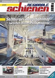 Regionale Schienen 1/2014: Salzburger Hauptbahnhof – zwischen Historie und Moderne (Titelbild)