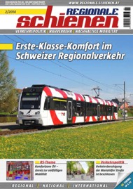 Regionale Schienen 2/2014: Erste-Klasse-Komfort im Schweizer Regionalverkehr (Titelbild)