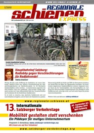 Regionale Schienen Express 7/2015: Hauptbahnhof Salzburg: Radlobby gegen Verschlechterungen fr Radfahrende! (Titelbild)