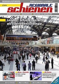 Regionale Schienen 1/2016: London: Schienenverkehr als Überlebensstrategie (Titelbild)